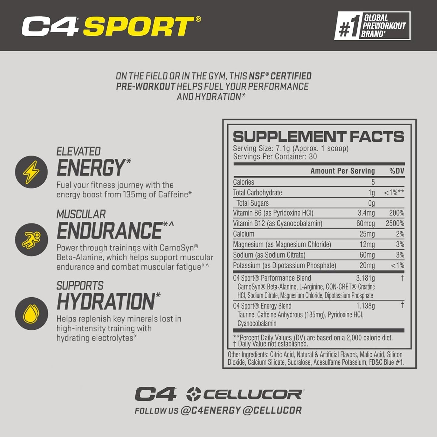 C4 Sport 30 Servings