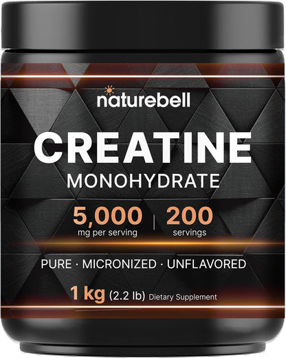 NatureBell Instant Creatine Monohydrate Powder