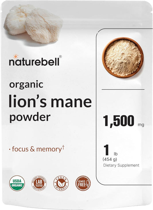 NatureBell Organic Lions Mane Powder